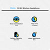 BLUK’S BX-82 Wireless Headphones | Extreme Sound Quality, Stylish Design