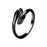 Black & Silver I Love You Hug Ring | Adjustable Hugging Hand Ring - CHAUDHARY BRAND STORE