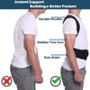 Back Pain Relief Posture Corrector Belt | Adjustable Support for Spine, Shoulder & Lumbar Alignment | Medium