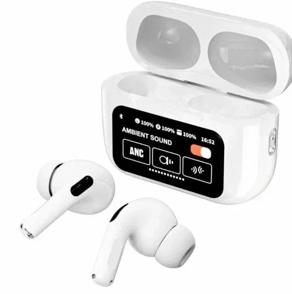 A9 Pro Earbuds Anc/enc Touch Screen Display - Chaudhary Brand Store 