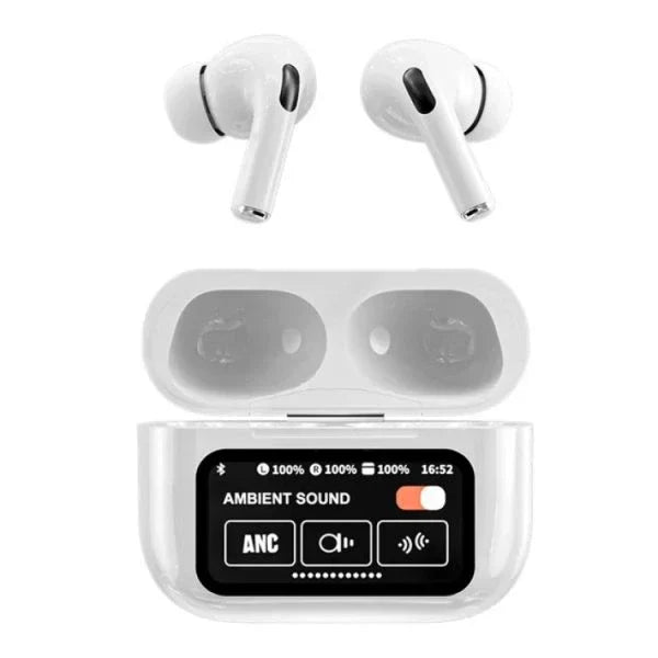 A9 Pro Earbuds Anc/enc Touch Screen Display - Chaudhary Brand Store 