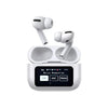 White A9 Pro ANC Bluetooth 5.4 Wireless Earbuds with Smart Screen and Active Noise Cancellation
