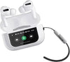 A9 Pro Wireless Earbuds White Bluetooth 5.3 HD Stereo Sound TWS