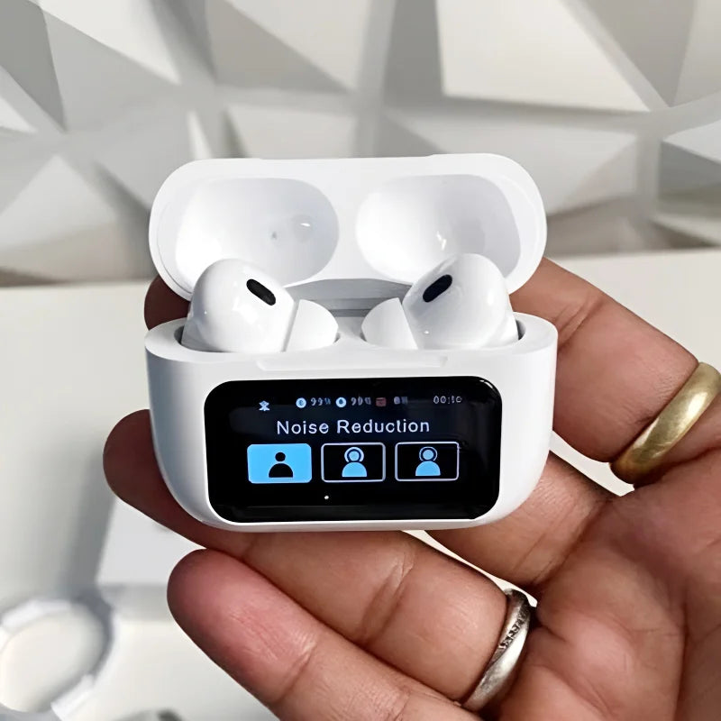 A9 Pro Wireless AirPods | Smart Touch Screen Control, ENC Noise Reduction, High Quality Sound