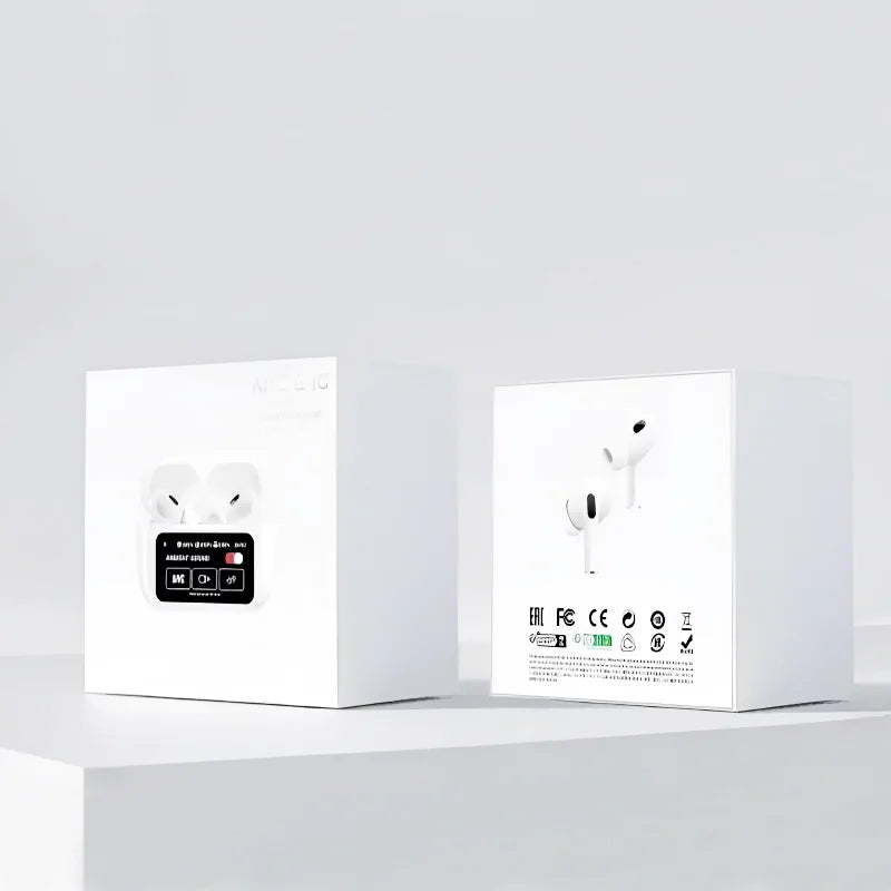 A9 Pro Wireless AirPods | Smart Touch Screen Control, ENC Noise Reduction, High Quality Sound