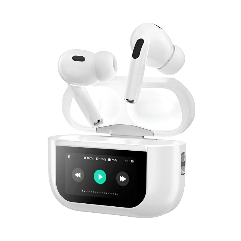A9 Pro Wireless AirPods | Smart Touch Screen Control, ENC Noise Reduction, High Quality Sound