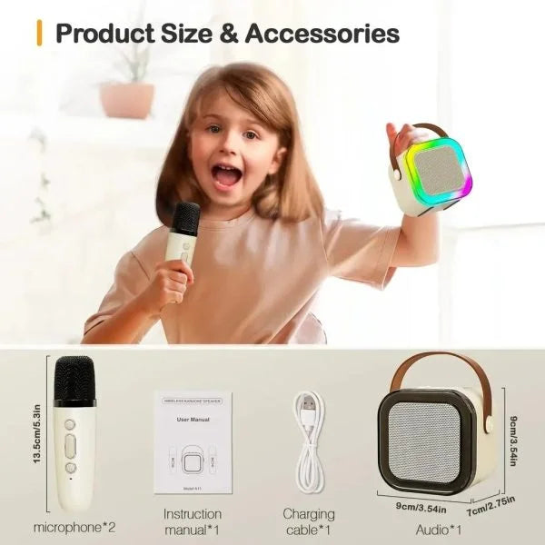 AK Come K12 Portable Bluetooth Karaoke Speaker - Chaudhary Brand Store 