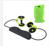 Abdominal Wheels Roller Stretch Multi-Functional Resistance Pull Rope Abdominal Muscle Trainer Exercise - Chaudhary Brand Store 