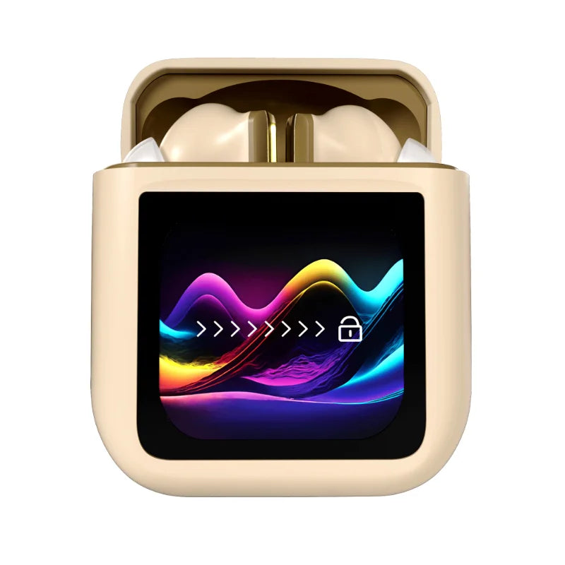 Audionic Trance Airbud 810 Smart Touch Display Earbuds | ANC, Quad Mic, High-Quality Sound, 20H Playtime