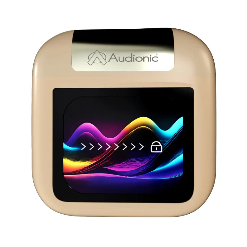 Audionic Trance Airbud 810 Smart Touch Display Earbuds | ANC, Quad Mic, High-Quality Sound, 20H Playtime