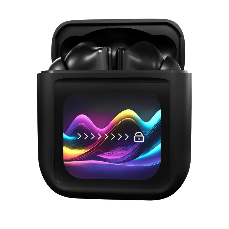 Audionic Trance Airbud 810 Smart Touch Display Earbuds | ANC, Quad Mic, High-Quality Sound, 20H Playtime