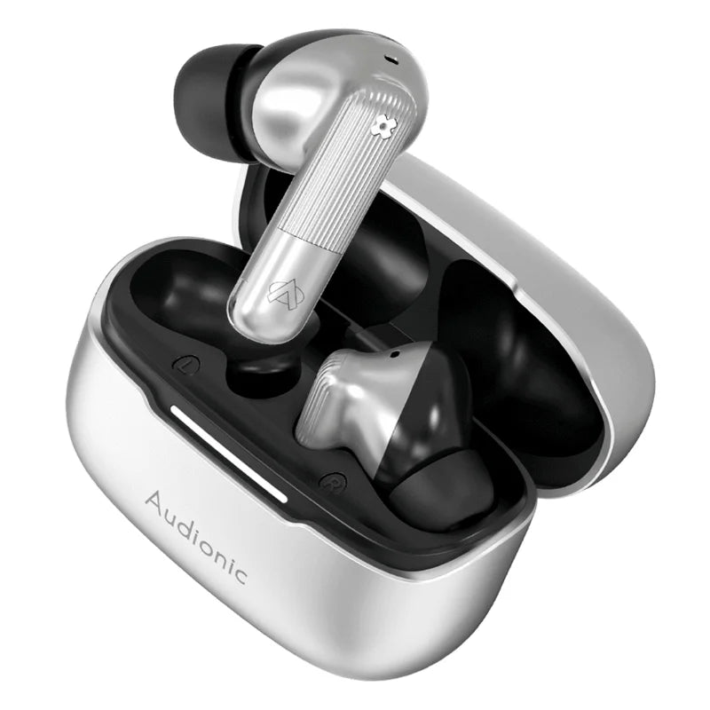 Audionic Trance Airbud 850 Wireless Earbuds | Hexa Mic ANC, 50H Playtime, 45ms Low Latency, BT 5.4 TWS