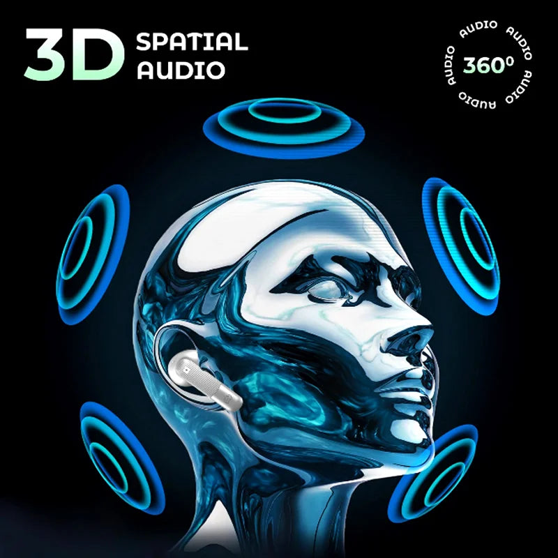 Audionic Trance Airbud 850 Wireless Earbuds | Hexa Mic ANC, 50H Playtime, 45ms Low Latency, BT 5.4 TWS