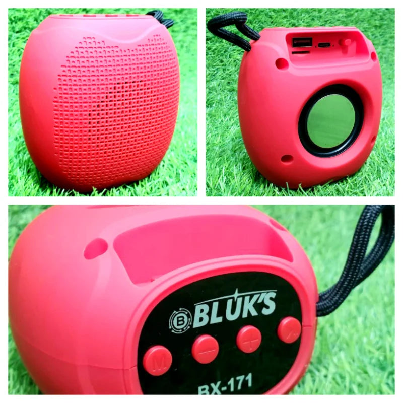 BLUK’S BX-171 Rockstar Portable Bluetooth Speaker – Powerful Bass & Waterproof Design