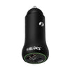 BLUK’S BX-651 48W Dual Fast Car Charger – PD Type-C & QC 3.0 Smart USB Charger
