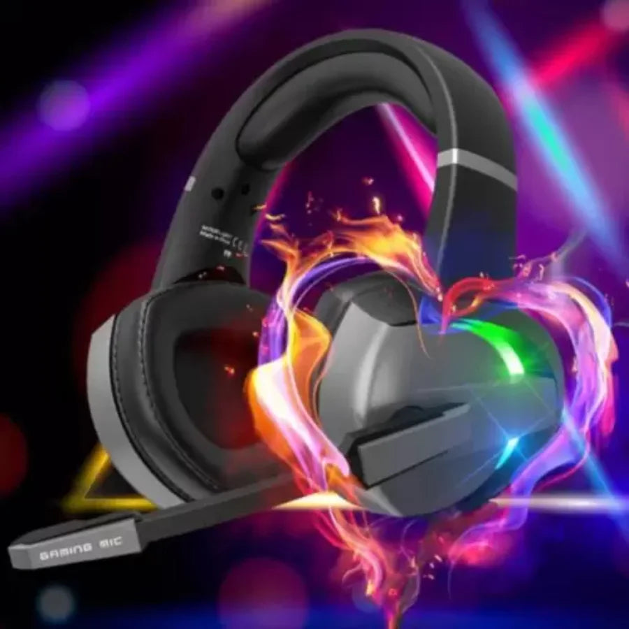 Beexcellent GM-7 RGB LED Gaming Headset 3.5mm Jack - Chaudhary Brand Store 