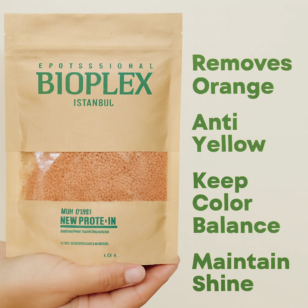 Bioplex Hair Protein Treatment – No Damage Formula for Bleaching & Coloring | Protein Balls for Soft, Shiny & Healthy Blonde Hair - Chaudhary Brand Store 