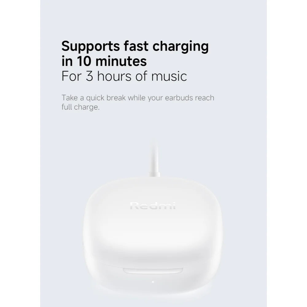 Xiaomi Redmi Buds 6 Play Wireless Earbuds | Bluetooth 5.4, Up to 36H Playtime TWS