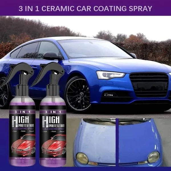 Ceramic Car Coating Spray – 100ml Nano Polish Wax - Chaudhary Brand Store 