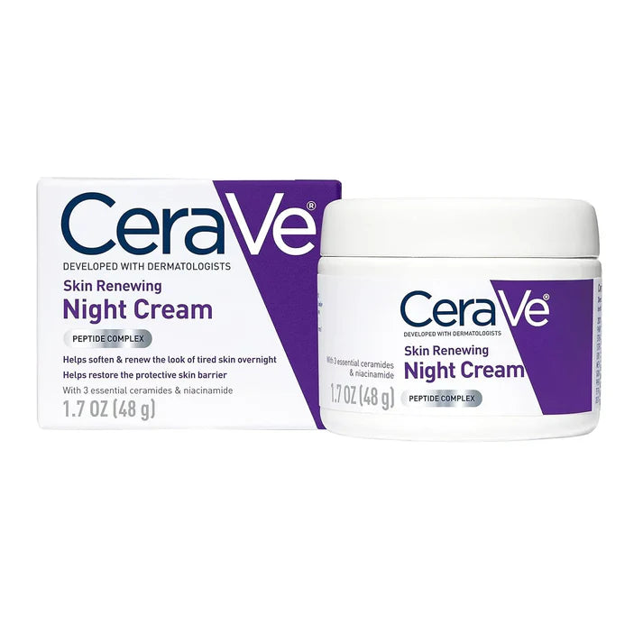 CeraVe 4-in-1 Skincare Kit | Cleanser, Serum, Sunblock & Night reCam | Dermatologist-Approved Routine