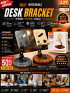 360 Gold Edition Mobile Stand Adjustable Rotating Phone Holder