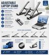 Adjustable Laptop Stand – Creative Folding Portable Storage Bracket for Desk & Office