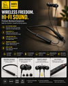 DL19 Sports Wireless Neckband Earphones | Bluetooth 5.2 | HD Sound | Long Battery