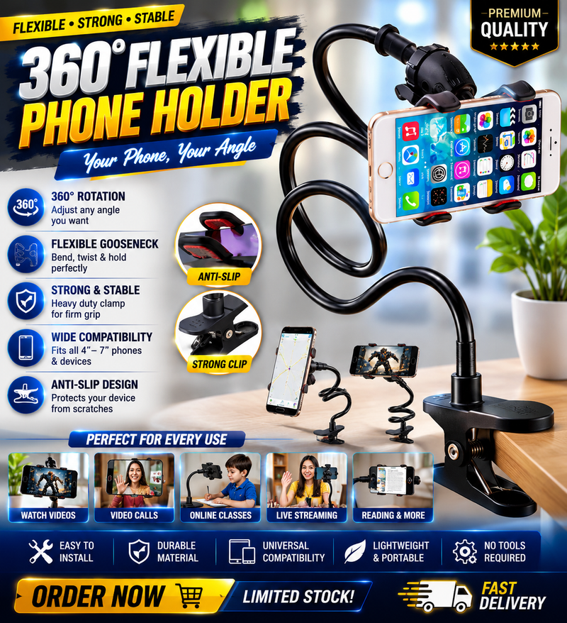 Flexible Snake Mobile Stand Adjustable Lazy Holder