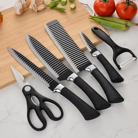 Chef's Knife Set 6-Piece – Premium Stainless Steel Kitchen Tools Chaudhary Brand Store