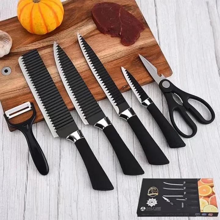 Chef's Knife Set 6-Piece – Premium Stainless Steel Kitchen Tools