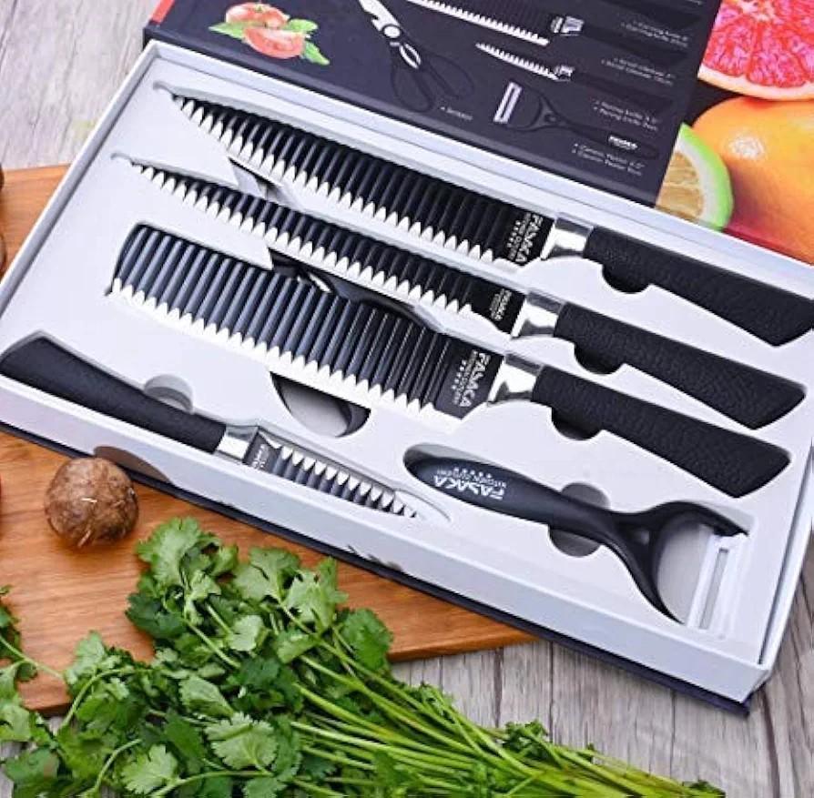 Chef's Knife Set 6-Piece – Premium Stainless Steel Kitchen Tools