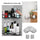 Wall Corner Rack with 2 Self-Adhesive Screws | Stainless Steel Bathroom & Kitchen Storage Shelf