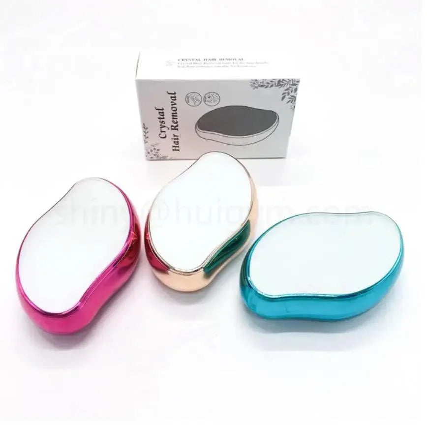 Crystal Hair Eraser – Magic Painless Hair Remover Stone for Men & Women | Reusable Exfoliating Epilator for Smooth & Silky Skin - Chaudhary Brand Store 
