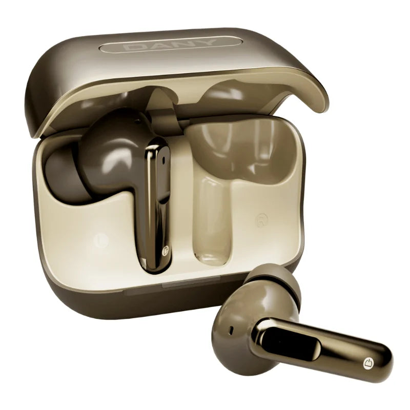 Dany Airdots 300 Pro Wireless Earbuds | Quad Mic ENC, 48H Playtime, Gaming Mode TWS