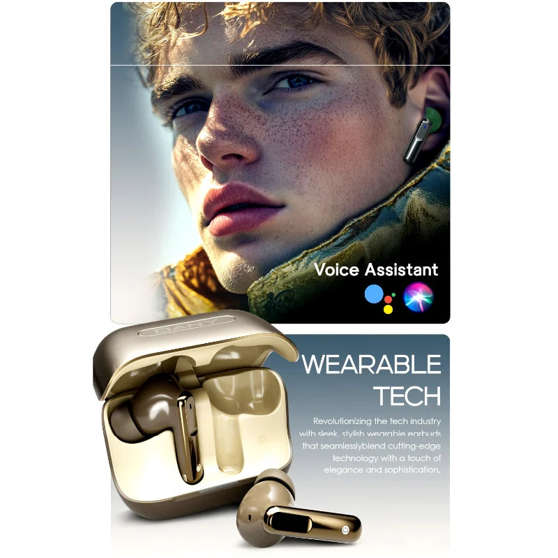 Dany Airdots 300 Pro Wireless Earbuds | Quad Mic ENC, 48H Playtime, Gaming Mode TWS