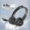 EKSA H12 3.5mm Stereo Wired Headset With Microphone For Call Center And Gaming - Chaudhary Brand Store 