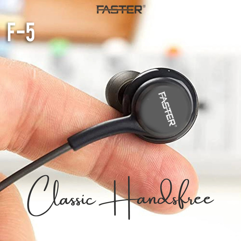 F5 Widely Compatible In-Ear Earphones | Comfort Fit, Clear Sound Quality