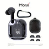Morui MB-1 Crystal Case Wireless Earbuds with ENC Gaming Bluetooth 5.3