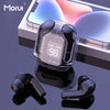 Morui MB-1 Crystal Case Wireless Earbuds with ENC Gaming Bluetooth 5.3