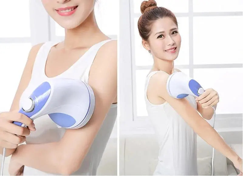 Electric Full Tone Spin Full Body Relax Massager 5 Headers Device - Chaudhary Brand Store 