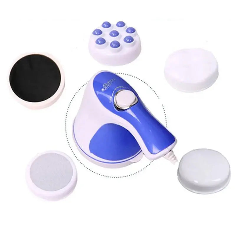 Electric Full Tone Spin Full Body Relax Massager 5 Headers Device - Chaudhary Brand Store 