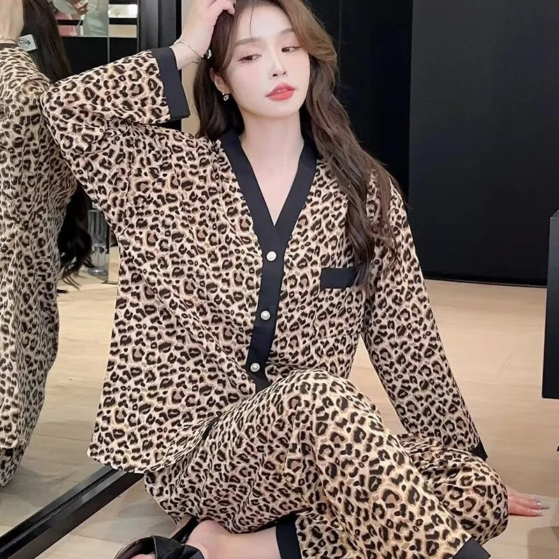 Elegant V-Neck Cardigan Night Suit – Stylish, Breathable, and Comfortable Loungewear for All Seasons - Chaudhary Brand Store 