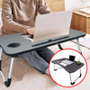 Foldable Laptop Table with USB Function – Multi-Use Ergonomic Bed Desk - Chaudhary Brand Store 