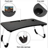 Foldable Laptop Table with USB Function – Multi-Use Ergonomic Bed Desk - Chaudhary Brand Store 