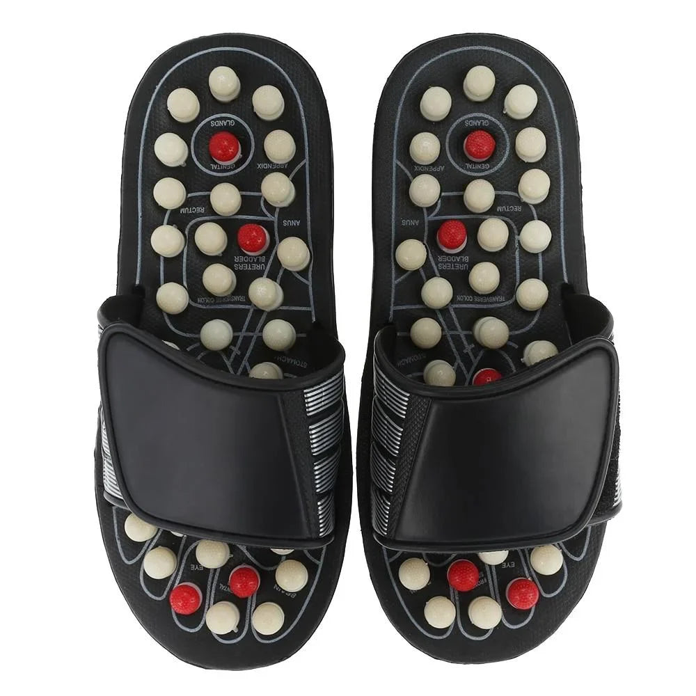 Foot Massage Slipper Foot Care Rotating Acupuncture Height Adjustable Foot Relax Massager Sandal Reflex Slipper - Chaudhary Brand Store 