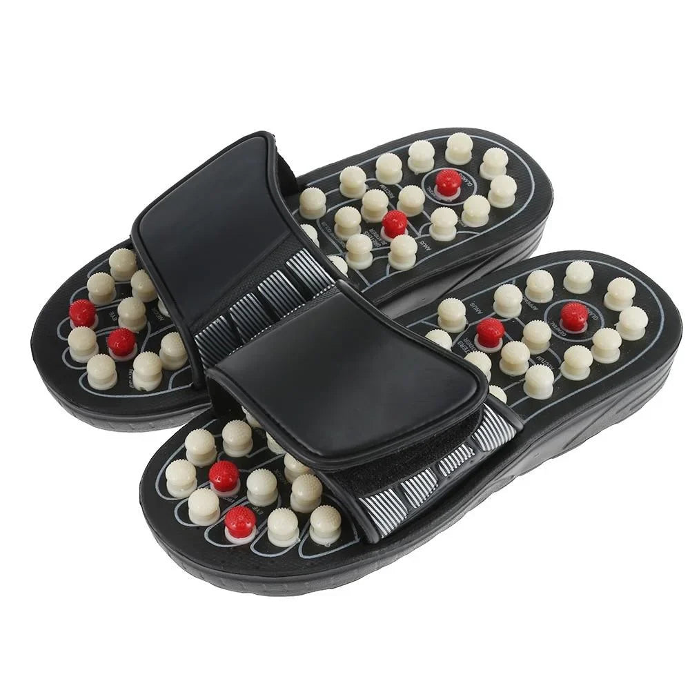 Foot Massage Slipper Foot Care Rotating Acupuncture Height Adjustable Foot Relax Massager Sandal Reflex Slipper - Chaudhary Brand Store 