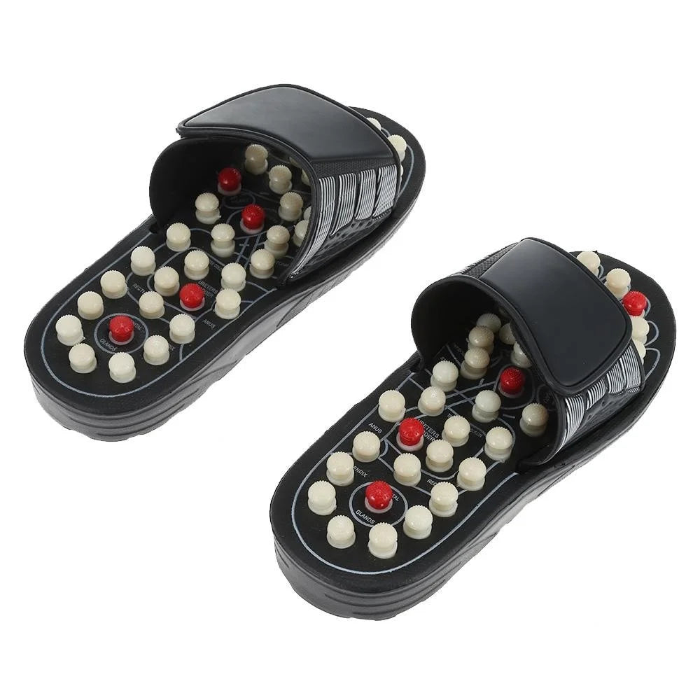 Foot Massage Slipper Foot Care Rotating Acupuncture Height Adjustable Foot Relax Massager Sandal Reflex Slipper - Chaudhary Brand Store 