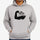 GYM Printed Grey Hoodie – New Summer Collection for Men & Boys | Stylish, Comfortable & Athletic Wear (XL)