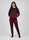 Winter Tracksuit with Hoodie & Trouser – Warm Fleece 2 Pcs Suit for Men & Women Maroon