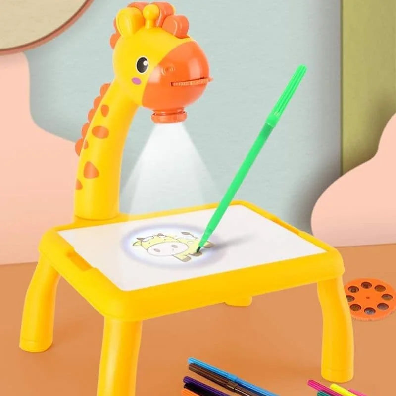 Giraffe LED Projector Drawing Board – Fun &amp; Learning Combined! - Chaudhary Brand Store 